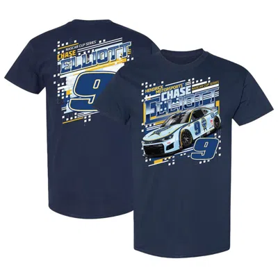 Hendrick Motorsports Team Collection Navy Chase Elliott Kelly Blue Book Draft T-shirt