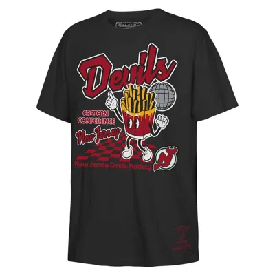 Mitchell & Ness Kids' Youth  Black New Jersey Devils Concession Stand T-shirt