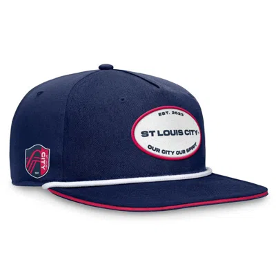 Fanatics Branded Navy St. Louis City Sc Iron Golf Snapback Hat In Ath Navy
