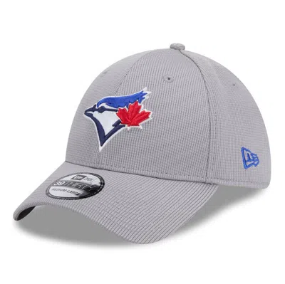 New Era Gray Toronto Blue Jays Active Pivot 39thirty Flex Hat