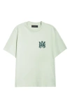 Amiri Logo Cotton T-shirt In Seacrest