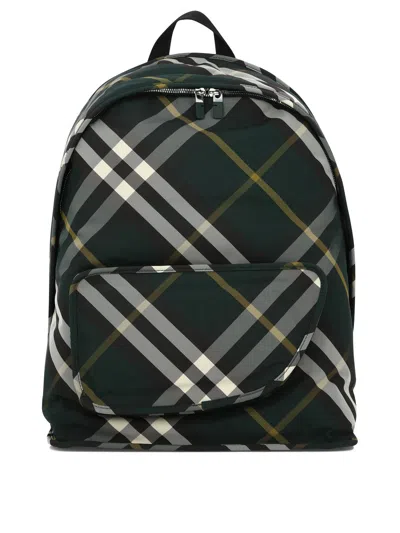 Burberry "shield" Backpack In Animal Print