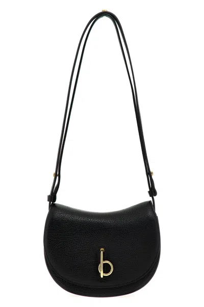 Burberry Women 'rocking Horse' Mini Shoulder Bag In Black