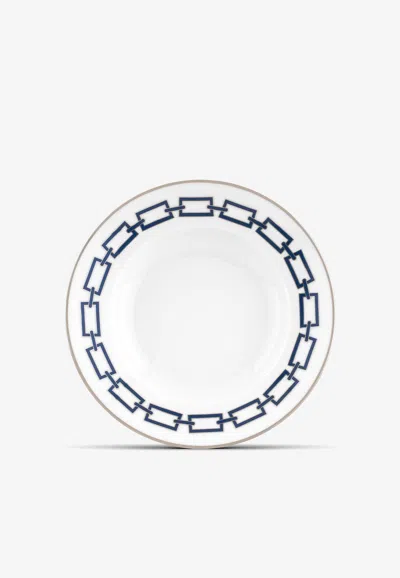 Ginori 1735 Catene Soup Plate In White