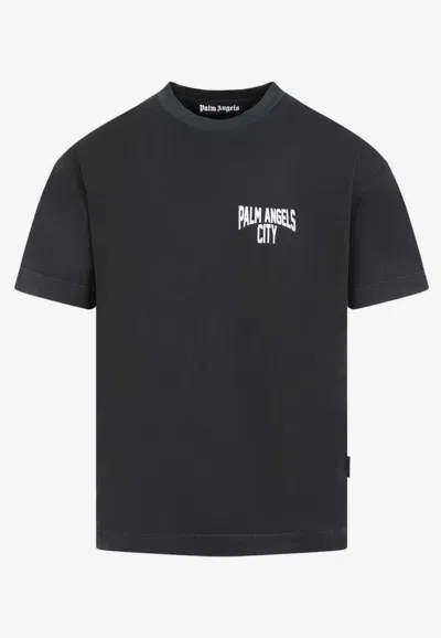 Palm Angels T-shirts In Gray