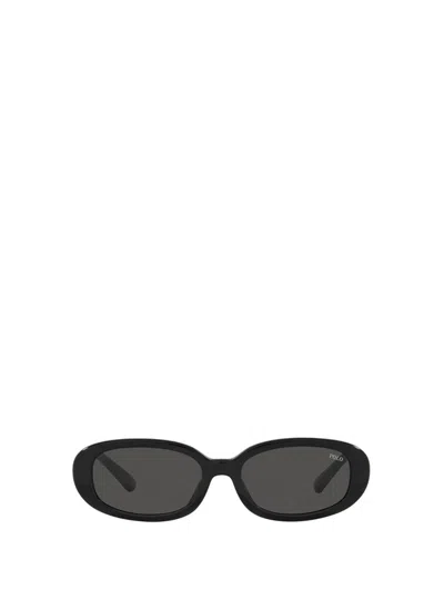 Polo Ralph Lauren Sunglasses In Shiny Black