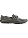 FERRAGAMO SALVATORE FERRAGAMO PARIGI LOAFERS - GREY,67173512256988