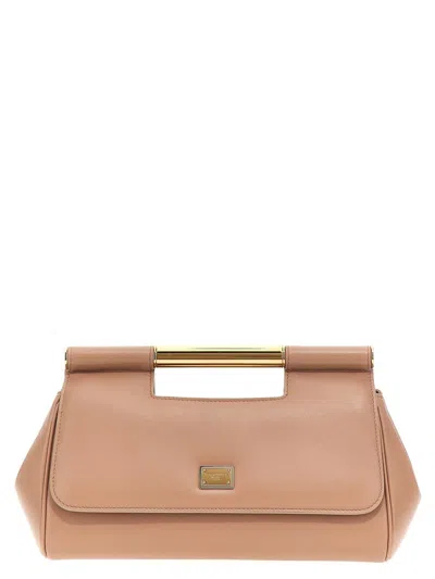 Dolce & Gabbana 'plonge' Clutch In Beige