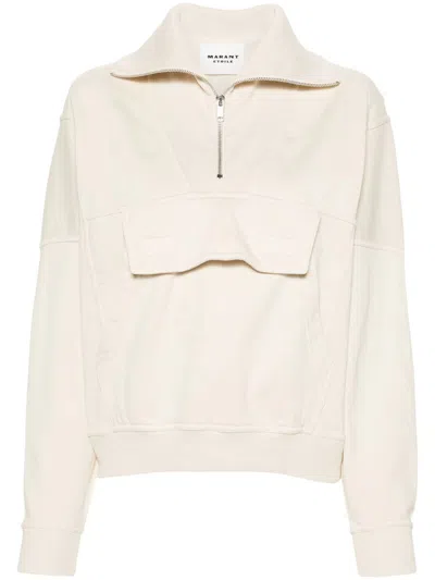 Isabel Marant Étoile Phenix Sweatshirt In Brown