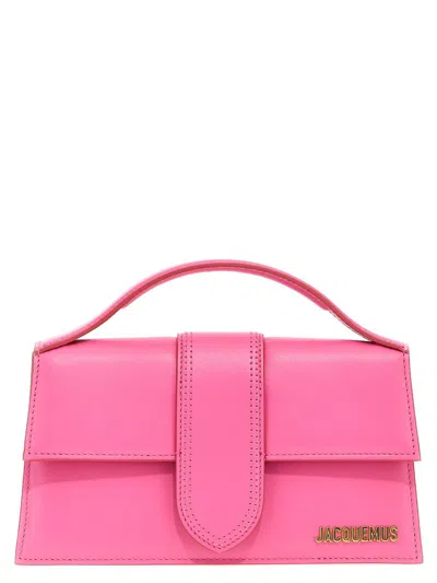 Jacquemus Le Grand Bambino Handbag In Fuchsia