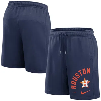 Nike Navy Houston Astros Arched Kicker Shorts In Blue