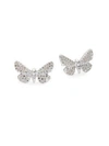 ASTLEY CLARKE Cinnabar Moth Grey Diamond Stud Earrings