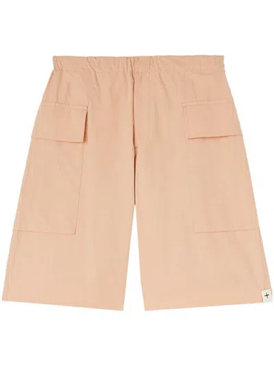 Jil Sander Shorts With Large Side Patch Pockets In Pink