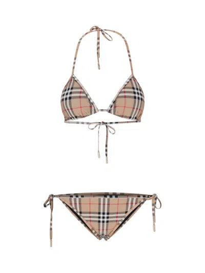 Burberry Swimsuits In Checked