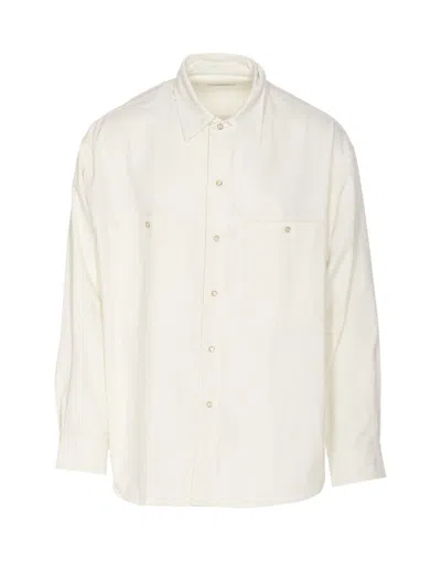 Lemaire Shirts In White