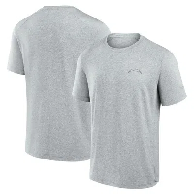 Fanatics Signature Gray Los Angeles Chargers Front Office Tech T-shirt