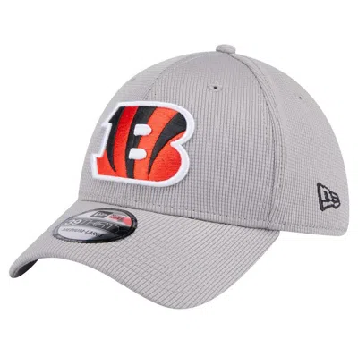 New Era Gray Cincinnati Bengals Active 39thirty Flex Hat