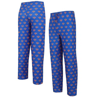 Concepts Sport Blue New York Knicks Gauge Allover Print Pants