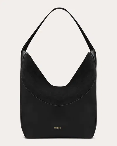 Neous Pavo Leather Tote Bag In Black