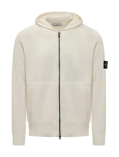 Stone Island Sweaters White