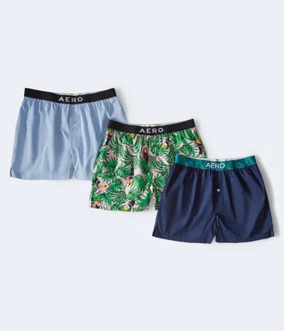 Aéropostale Fashion Woven Boxer 3-pack In Multi