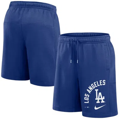 Nike Royal Los Angeles Dodgers Arched Kicker Shorts In Blue