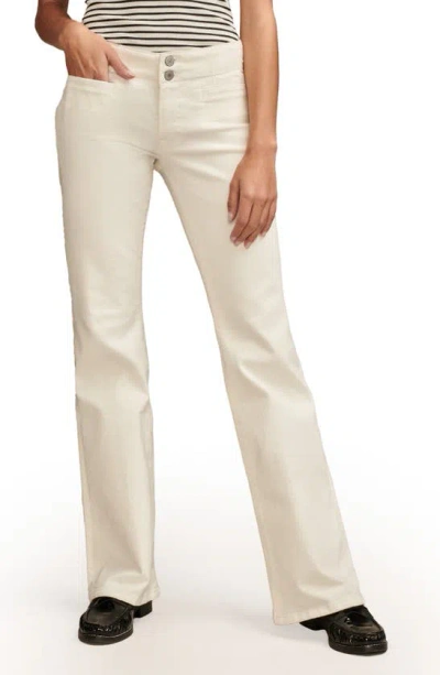 Lucky Brand Women's Mid-rise Sweet-flare Jeans In Bright White