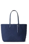 Naghedi Small Jetsetter Water Resistant Tote In Ink Blue