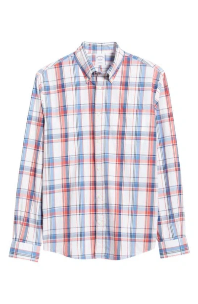 Brooks Brothers Archive Plaid Button-down Shirt In Multiplaid