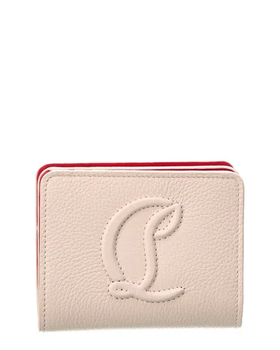 Christian Louboutin Womens Leche By My Side Leather Wallet In Pink