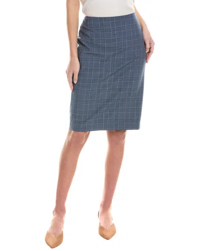 Brooks Brothers Wool-blend Skirt In Blue