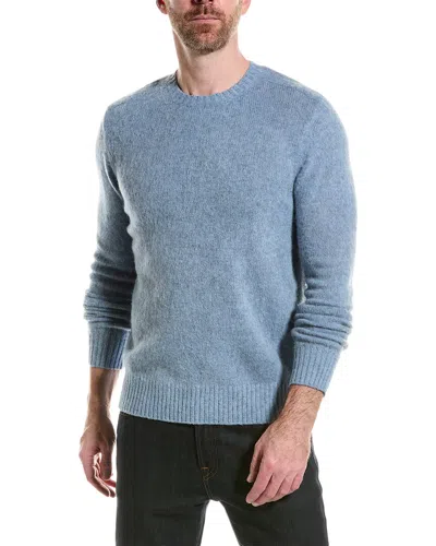 Brooks Brothers Classic Wool Sweater In Blue
