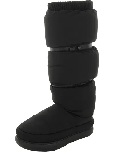 Ugg Classic Maxi Ultra Tall Womens Pull On Round Toe Knee-high Boots In Black
