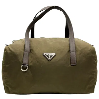 Prada Synthetic Handbag () In Green