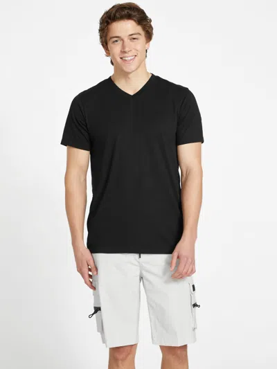 Guess Factory Brisa V-neck Tee In Black
