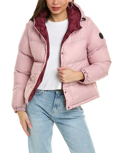 Noize Winona Puffer Jacket In Pink