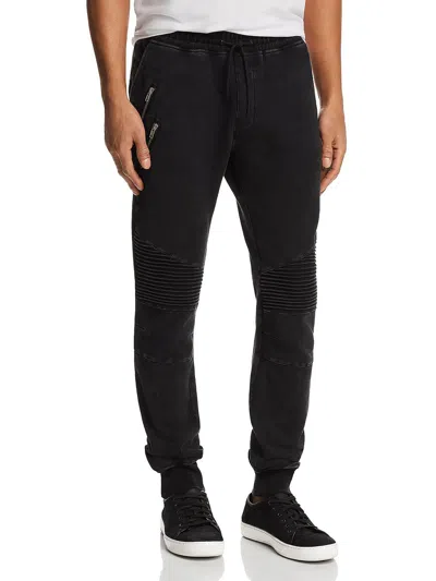 Nana Judy Mens Terry Active Sweatpants In Black