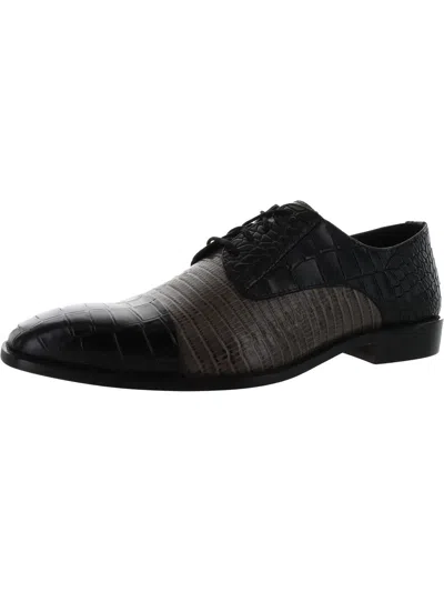 Stacy Adams Talarico Mens Leather Lace-up Oxfords In Multi