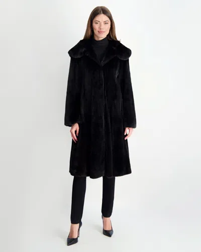 Gorski Mink Parka In Black