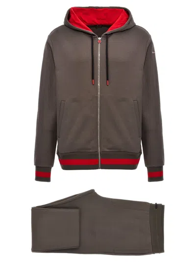 Kiton Tracksuit Suit In Gray