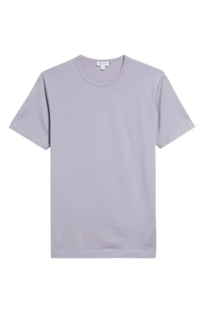 Sunspel Purple Classic T-shirt In Lavender