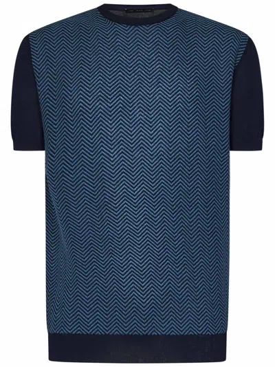 Low Brand Sweater In Blu