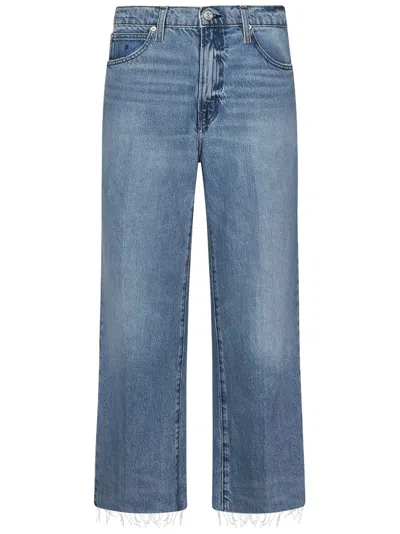 Frame Jeans The Relaxed Straight  Denim In Blu
