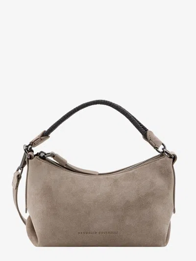 Brunello Cucinelli Grey In Beige