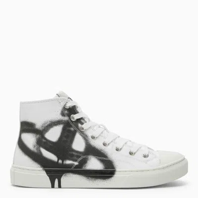 Vivienne Westwood | Black/white Cotton Canvas Trainer