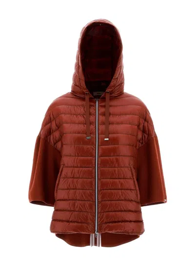 Herno 3/4 Sleeve Ultralight Jacket Clothing In Brown
