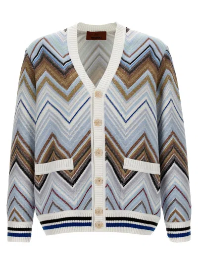 Missoni Zig Zag Cardigan In Multicolor