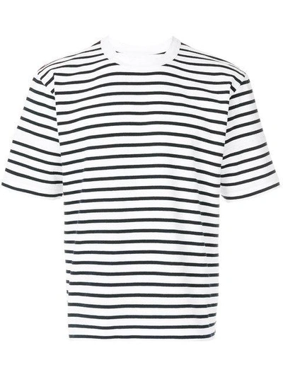 Sacai Dixie Striped Cotton-jersey T-shirt In Multicolor