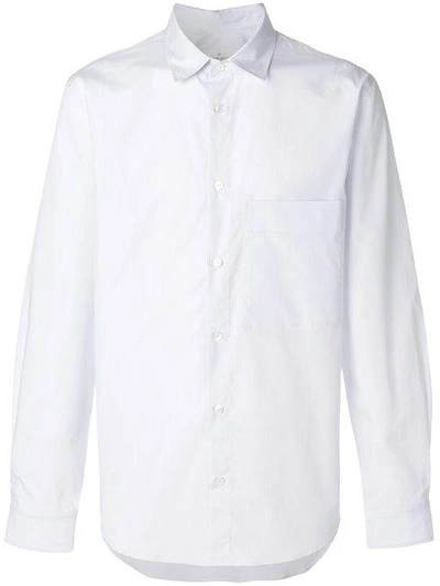 Golden Goose Striped Classic Shirt In White