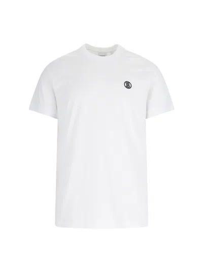 Burberry Basic Crew Neck T-shirt In White